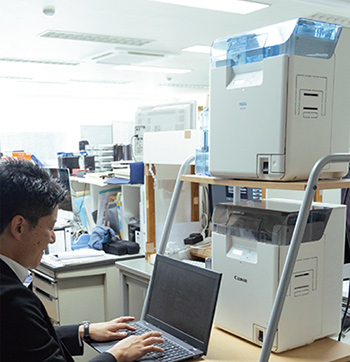 補正なしで忠実に色が再現されるので、画像処理に時間がかからない