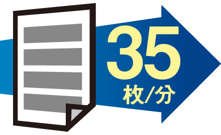 片面35ページ／分