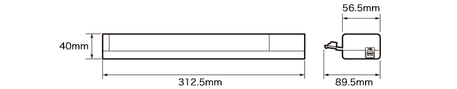 図版:P208II 寸法図