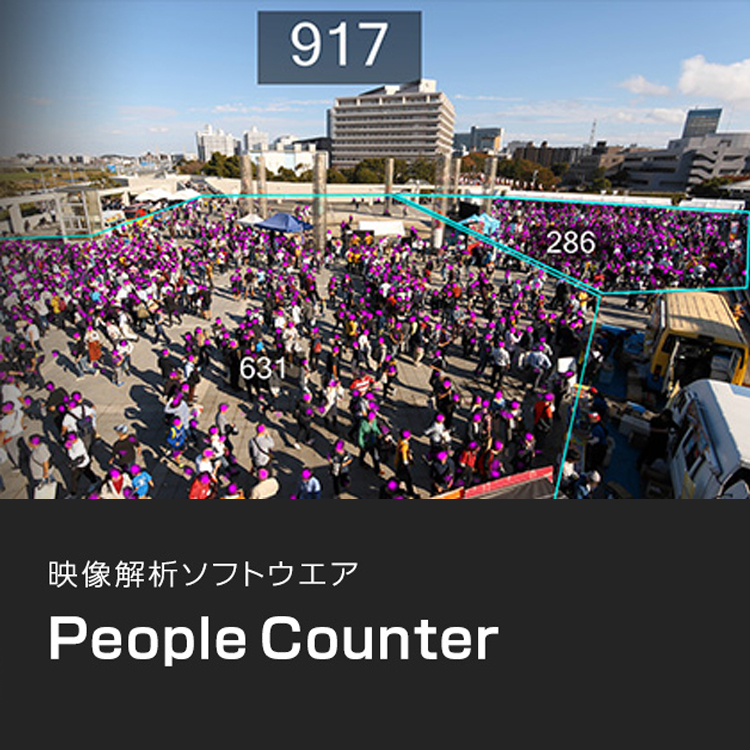 映像解析ソフトウエア People Counter