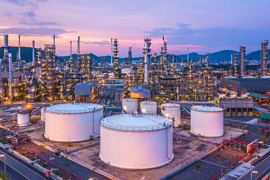 石油工場のイメージ