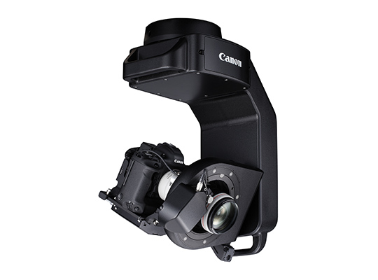 写真：CR-S700R 屋内の天吊り設置（カメラ搭載時）