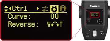 Ctrl Curve:00 Reverse:W~T