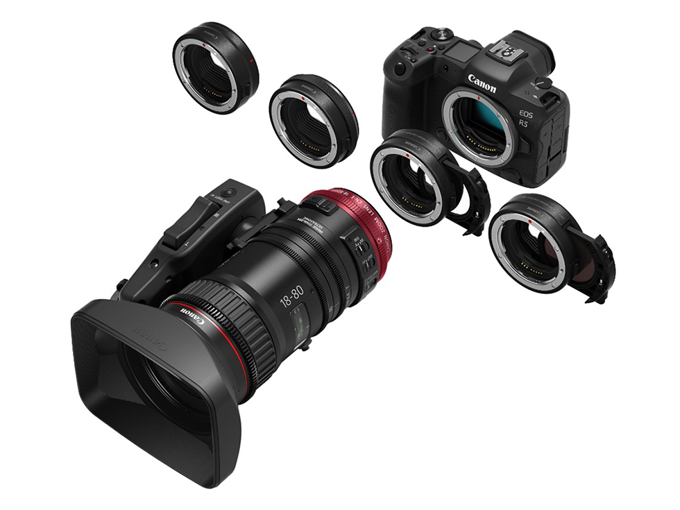 写真:EOS R5での使用が可能