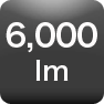 6,000lm
