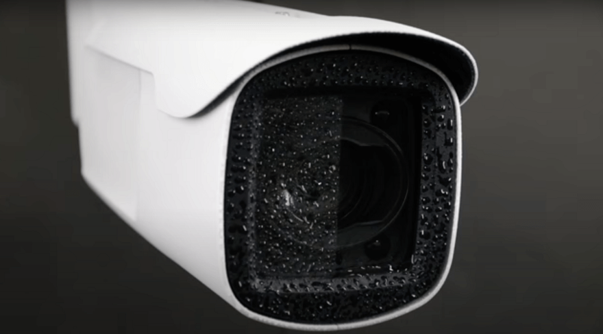 キヤノンネットワークカメラの親水コーティングありなしの比較