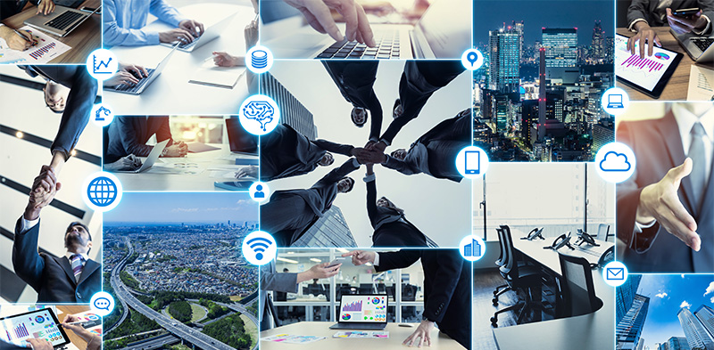 イメージ:ネットワークカメラの利用シーン