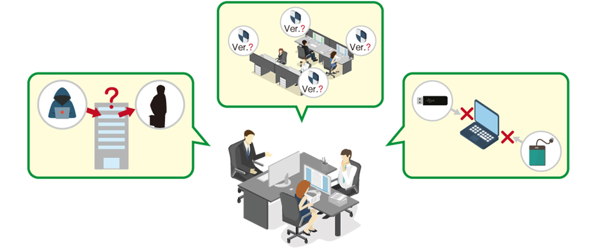 内外からの脅威に、どう対処すべきか見当がつかない!