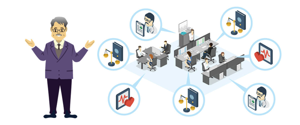 トップのリーダーシップのもと、法令順守や健康・安全配慮への継続的な対策を行うことで、信用の失墜や人材の流出、損害賠償請求などの企業リスクの低減につながります。